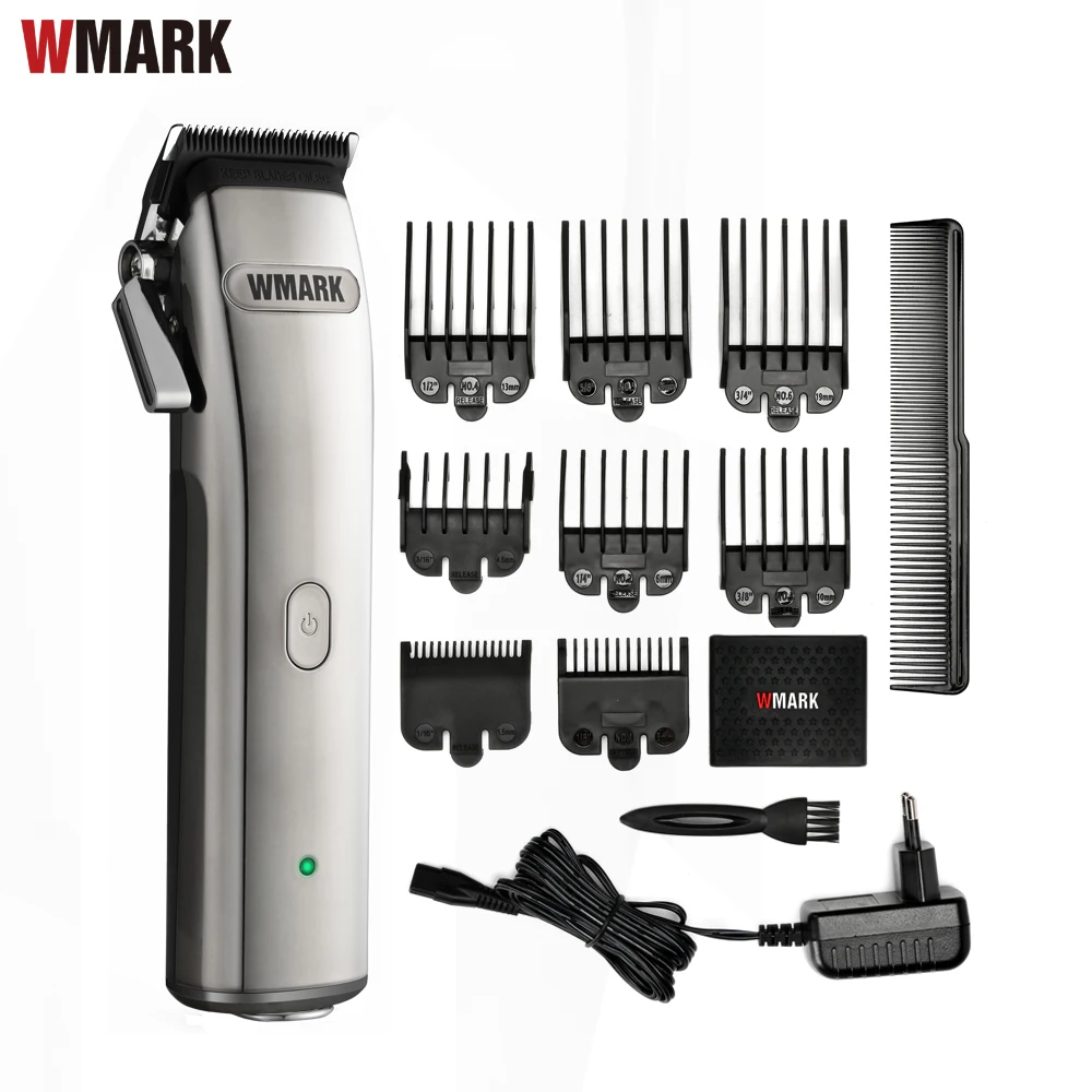 2022 Wmark Ng-9001 9000 Rpm 4400 Battery Professional Cordless Hair Clipper  Hair Trimmer Adjustable Cutting Lever - Hair Trimmers - AliExpress