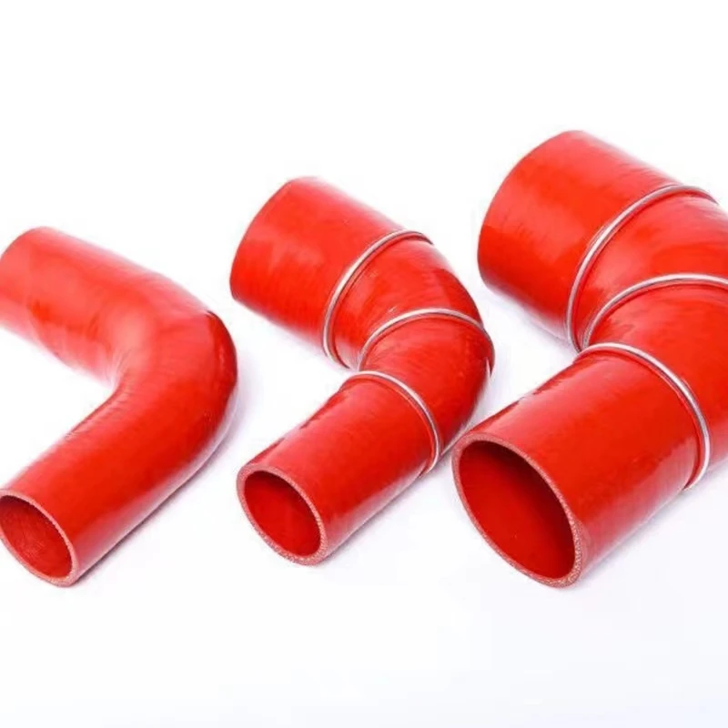 90 Degree Elbow Reducer Silicone Hose Coupler Intercooler Tube Pipe ID16~150mm Turbo Intake Pipe Car Accessories Universal