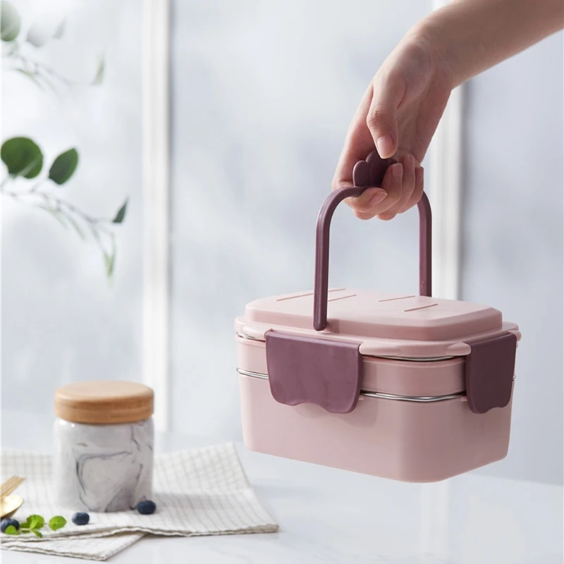 Рисунок 6 - Двухслойные коробки для еды из нержавеющей стали