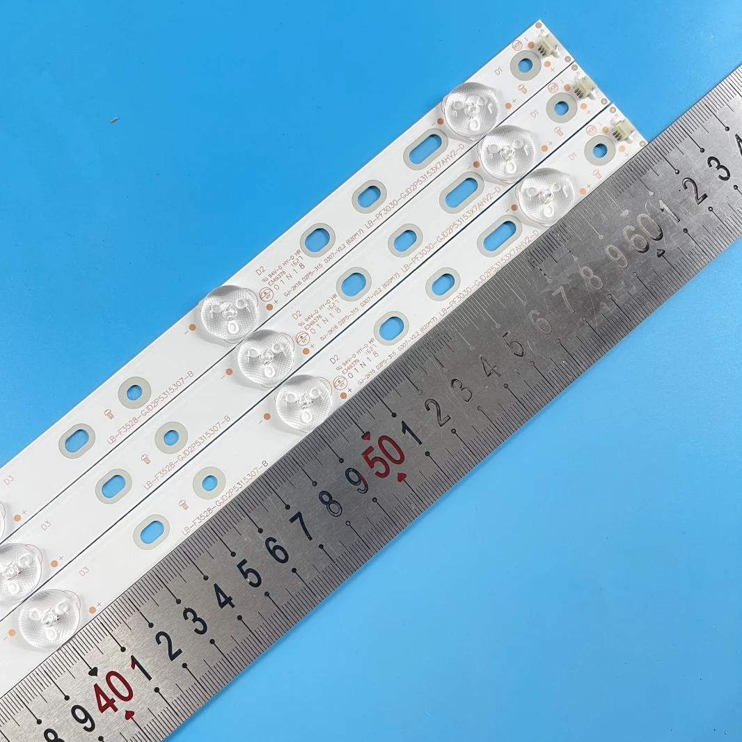 LED Backlight Strip For P hilips 32PFT4309/60 32PHH4200/88 32PHH4509 32PHK4100/12 Bar Kit TV LED Line Band HD Lens D307-V1.1