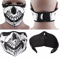 3 Styles High Quality Skull Neoprene Half Face Mouth Mask Ski Snowboard Motorcycle Biker Sport Protection 1PC 1