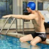 Silicone Swimming Cap Cover Ears for Men Women Waterproof Ear Protection 3D Durable Moisture-proof Swim rubber 4