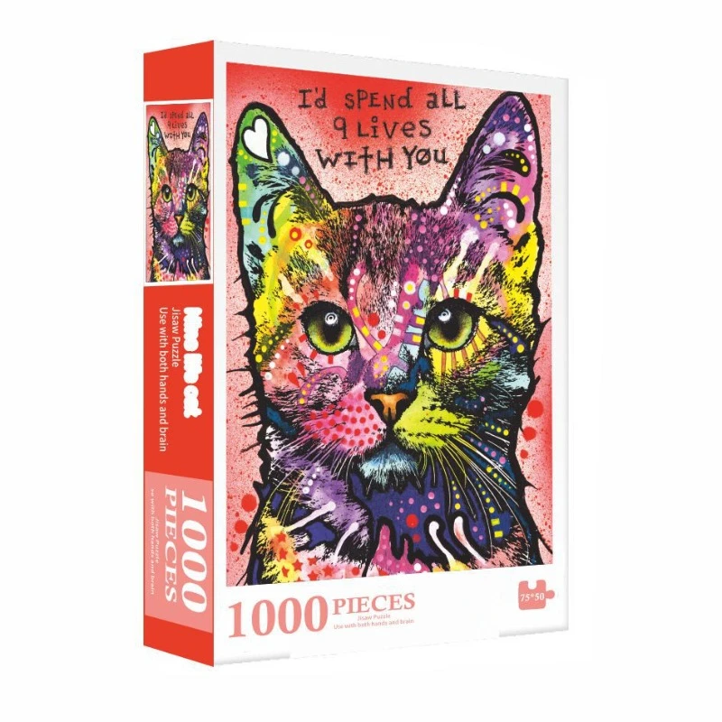 Puzzle Trefl 1000 Parts: Cat Meeting - Puzzles - AliExpress