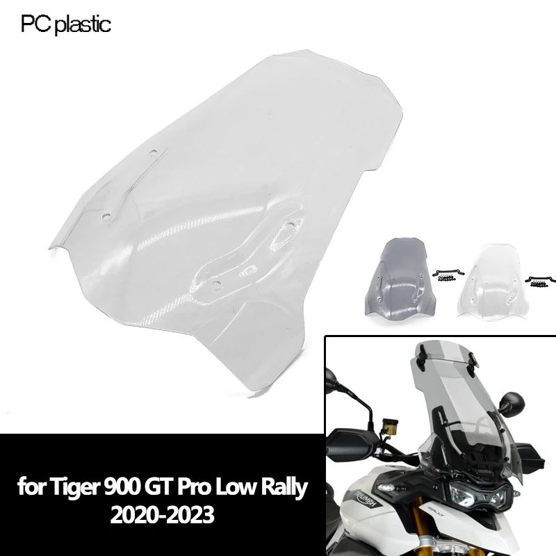 Motorcycle Wind Deflector Screen Shield Accessories Tiger900 Windshield for Tiger 900 GT Pro Low Rally