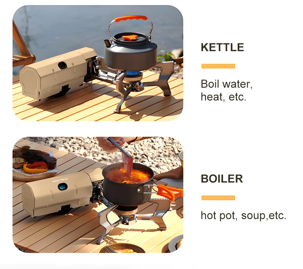 Camping Gasherd 2670W tragbare Falt kassetten gasbrenner Outdoor-Picknick-Reise Kochen Grill Herd Heizsystem – Detail 9