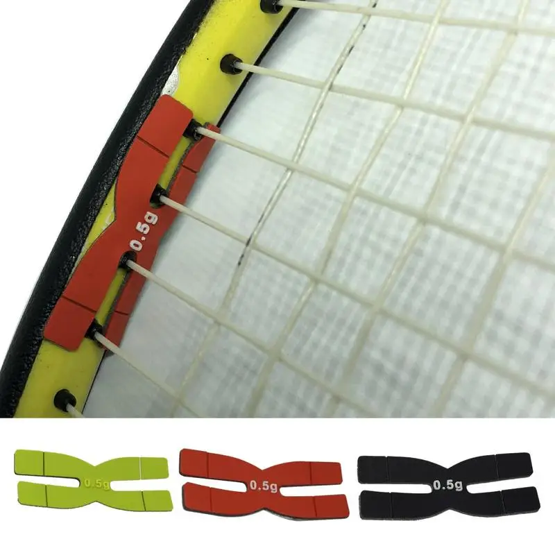 

Table Tennis Racket Weight 0.5g Silicone Badminton Racquet Balance Tapes Portable Racket Head Balance Strips H-Shaped Balance