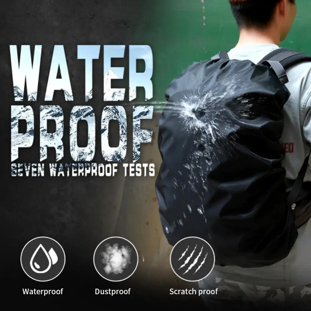 Colors 25-100L Outdoor Rain Cover Backpack Hiking Climbing Camping Fashion Waterproof Bag Camo Dust Raincover
