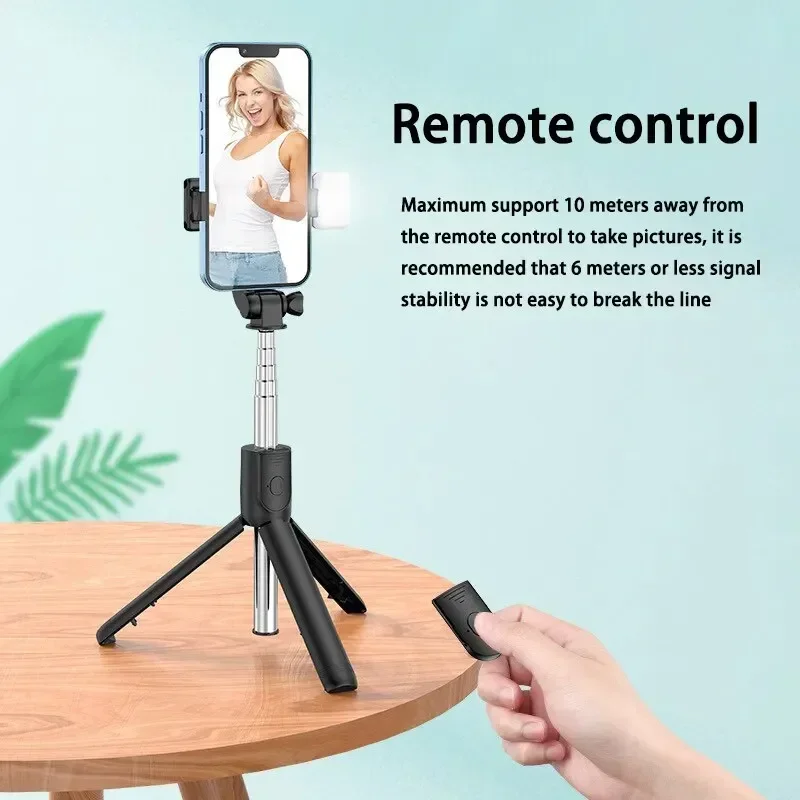 Bluetooth Remote Extendable Phone Tripod Wireless Selfie Stick Tripod Stand for iPhone 15 Samsuing Phone Live Streaming smartphone tripod phone tripod tripod selfie stick cell phone tripod
