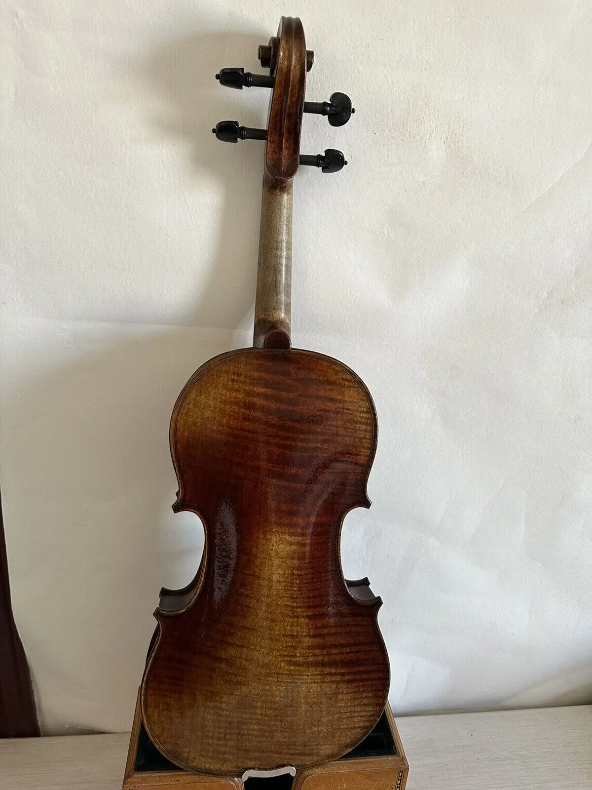 

Master 4/4 violin 1PC Solid flamed maple back spruce top complete hand made 2934