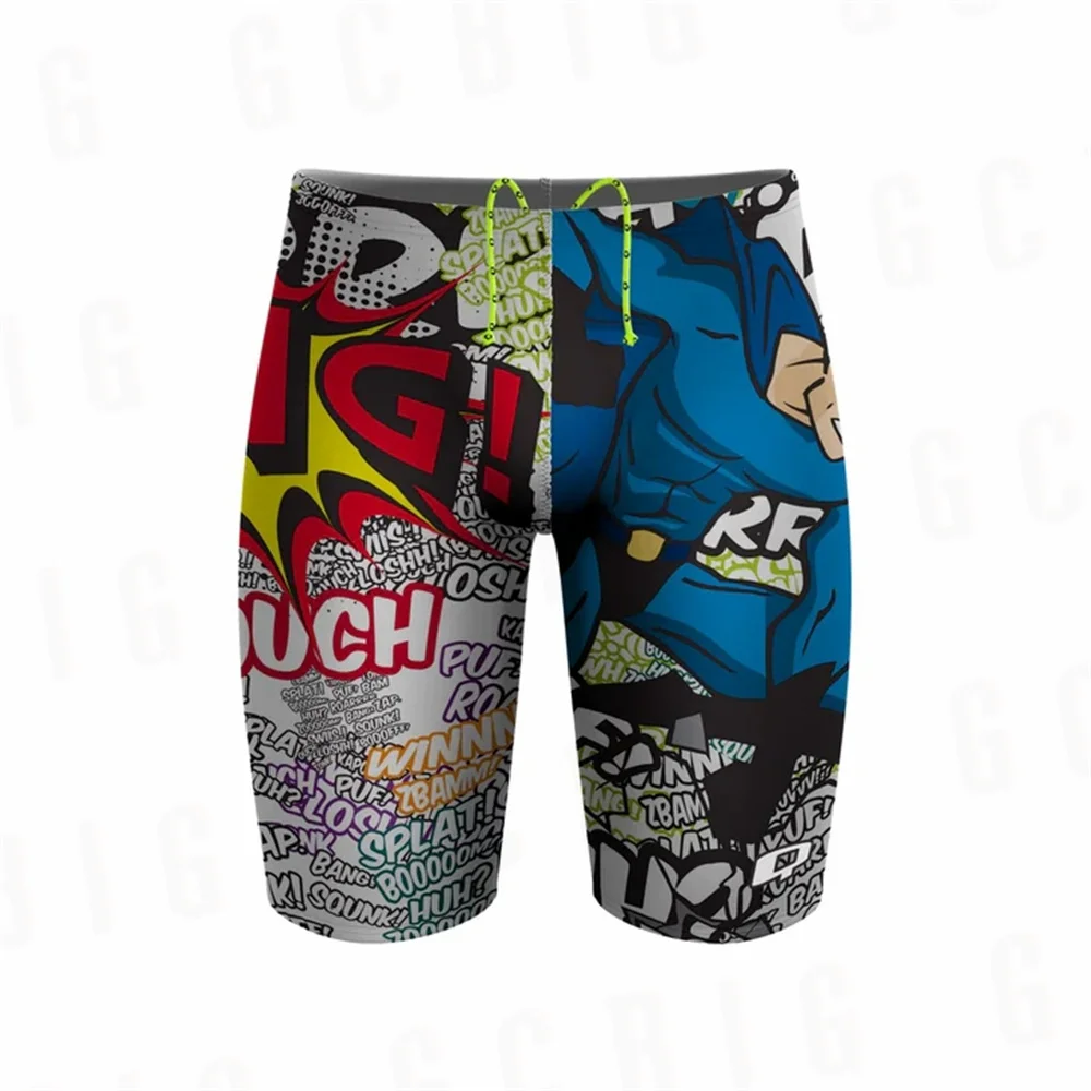 New Summer Mens Beach Swimming Pants Swimwear Training Swim Shorts Trunks Swimsuits Boy Jammer Running Sports Surf Shorts Trunks
