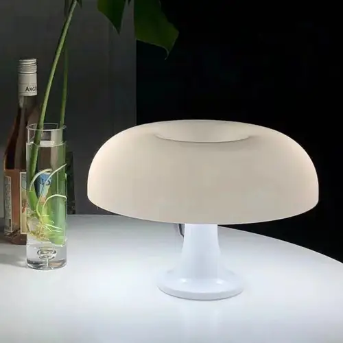 이탈리아 디자이너 LED 버섯 테이블 램프, 호텔 침실 침대 옆 거실 장식 조명 램프, 현대 미니멀리스트 책상 조명 3