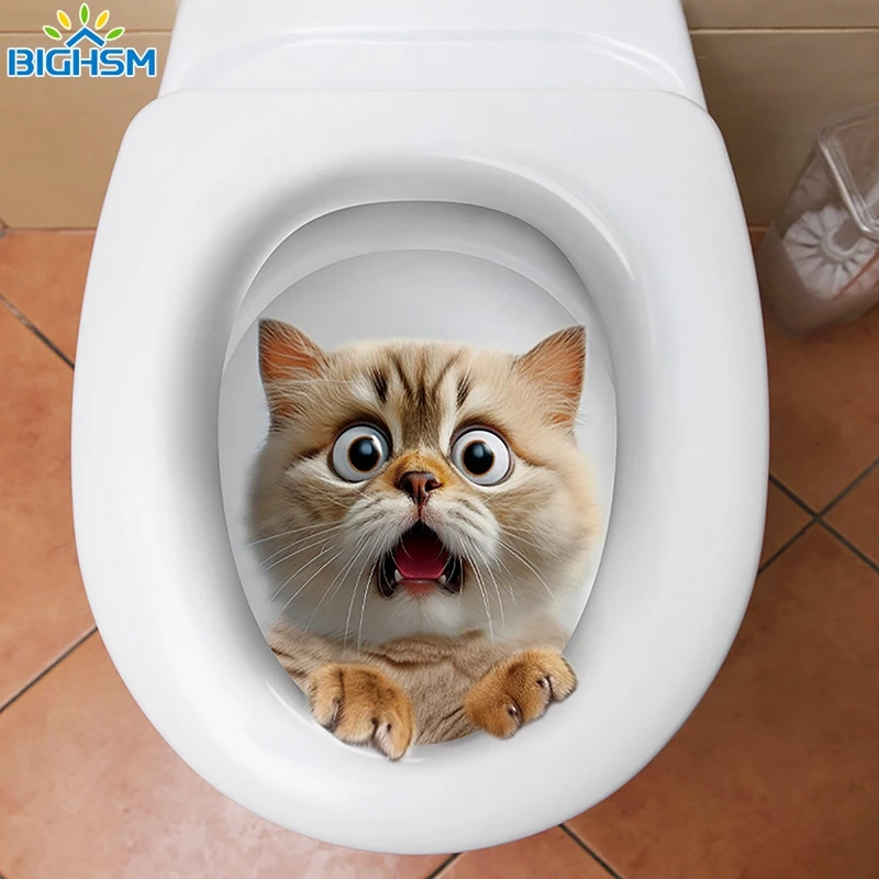Toilet Stickers, als je klaar bent met doorspoelen grappige stickers, waterdichte Vinyl Wall Art Sign Decor, verwijderbare toiletbril offerte muurschilderingen voor toilet WC rest | BE