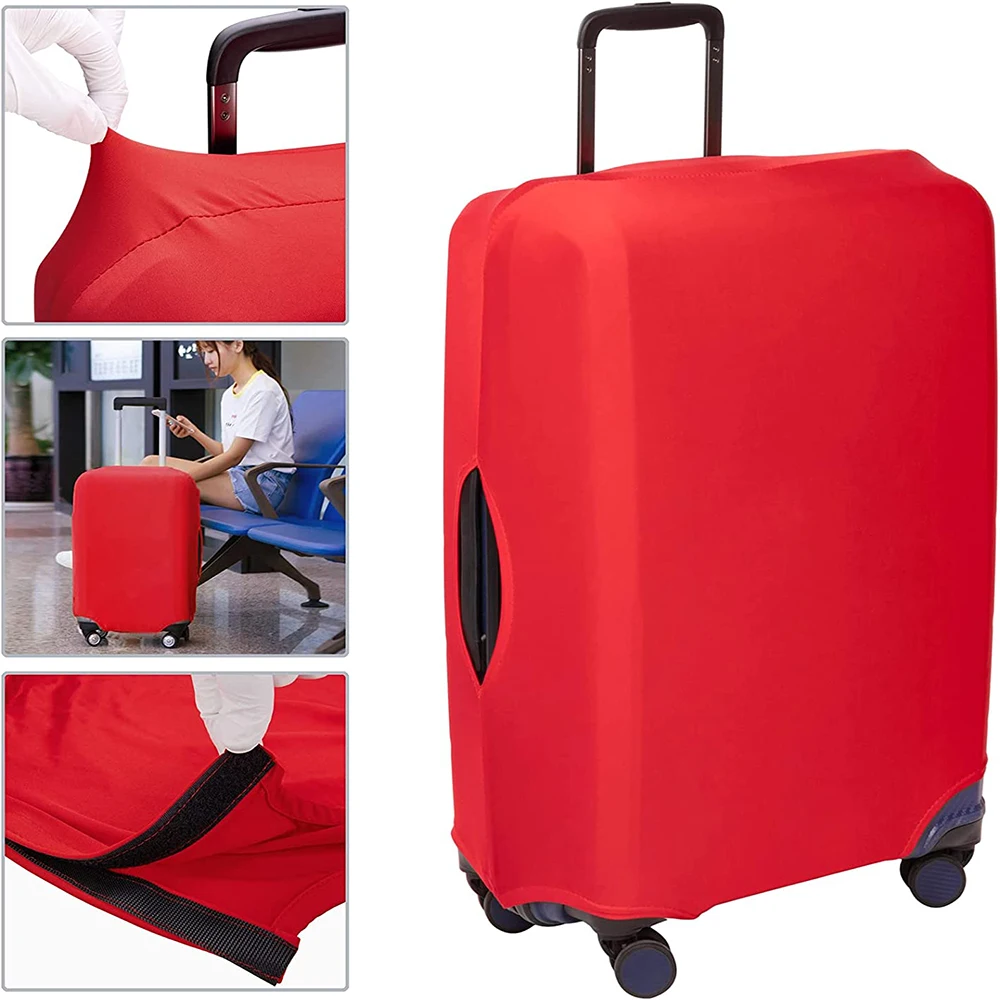 Travel Suitcase Dust Luggage Protective Elastic Luggage Cover for 18-28 Inch Trolley Case Gold  Series Travel Accessories 4