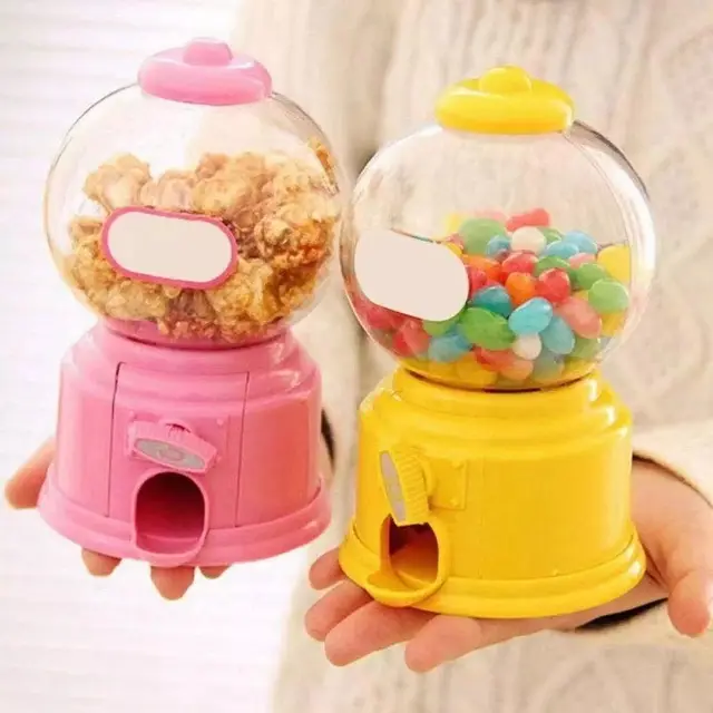 Mini Creative Kids Toy Christmas Home Decoration Coin Bank Money Saving Box Candy Machine Birthday Gift Candy Dispenser 2