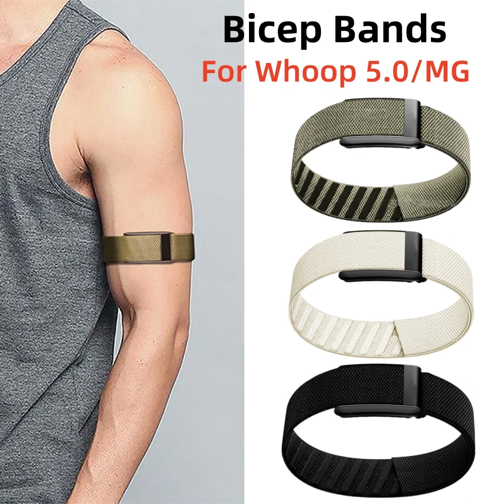 Adequado para whoop 5.0/mg náilon esporte respirável banda de substituição ajustável braço cinta bíceps banda braço movimento cinta substituição