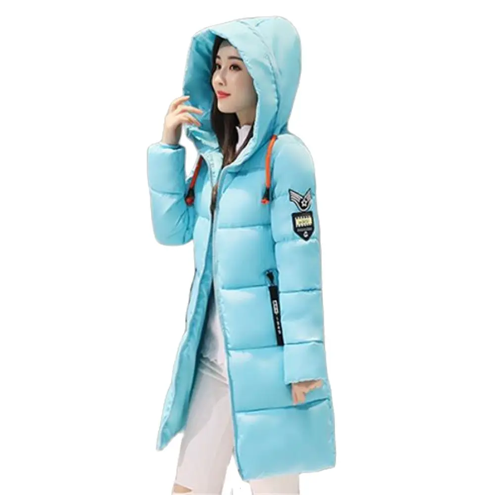 

2024 Warm Down Jackets Women Coats Hooded Outwear Female Parka Thick Cotton Padded Lining Winter Clothes Female Basic Coat Fall