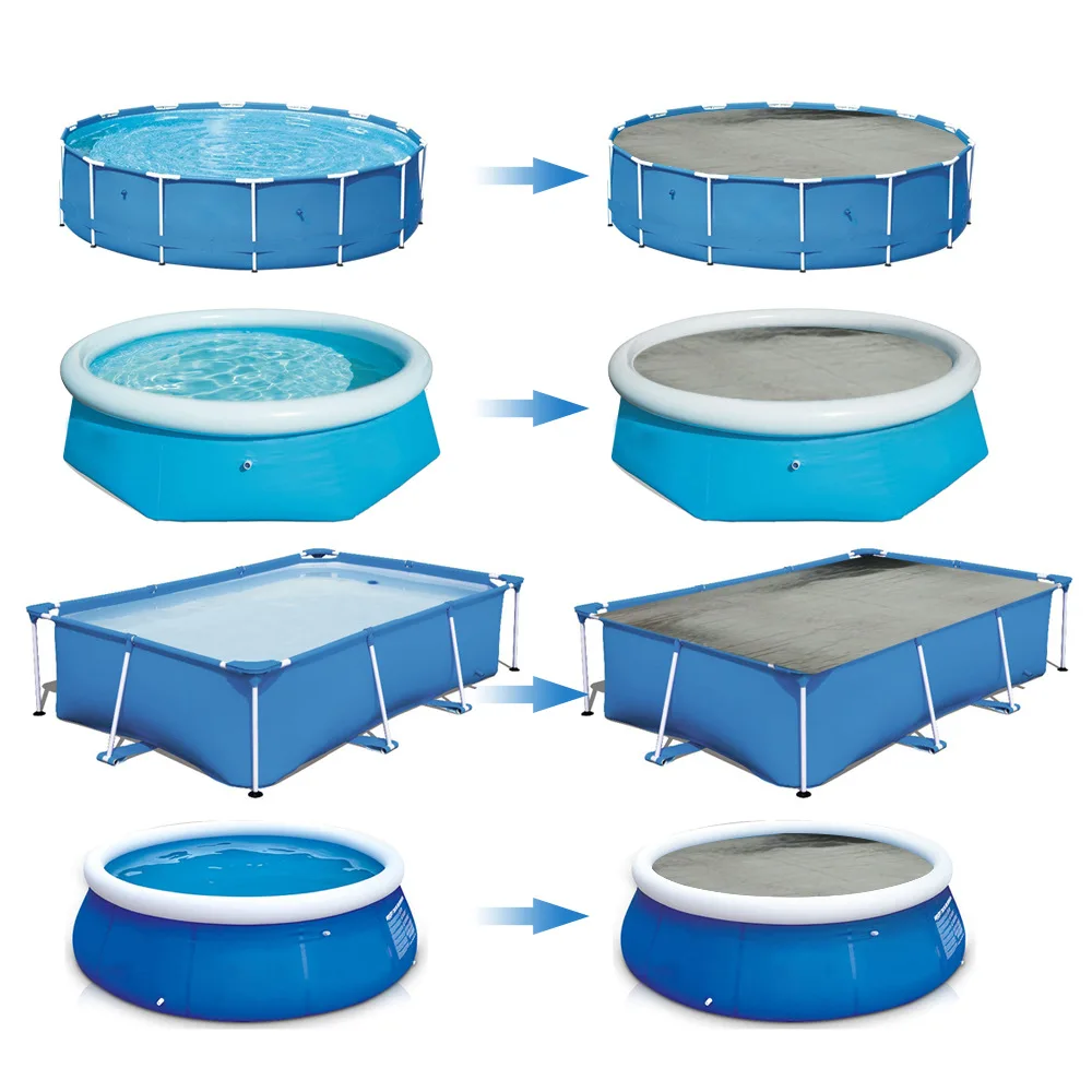 Pool Cover Solar Swimming Pool Protection Heat Insulation Film For Indoor Outdoor Accessories