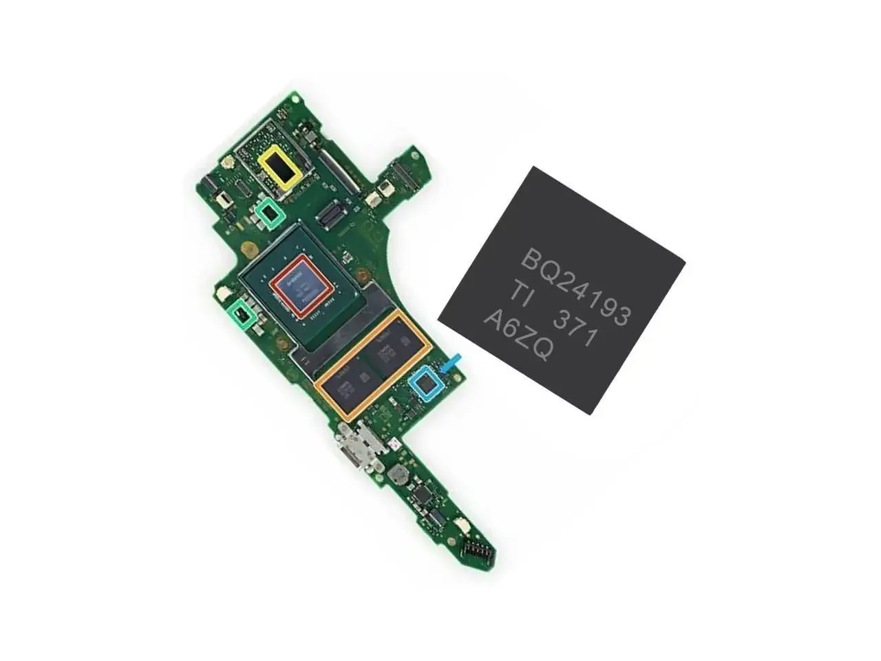

BQ24193 Battery Charging IC for Nintendo Switch NS Lite