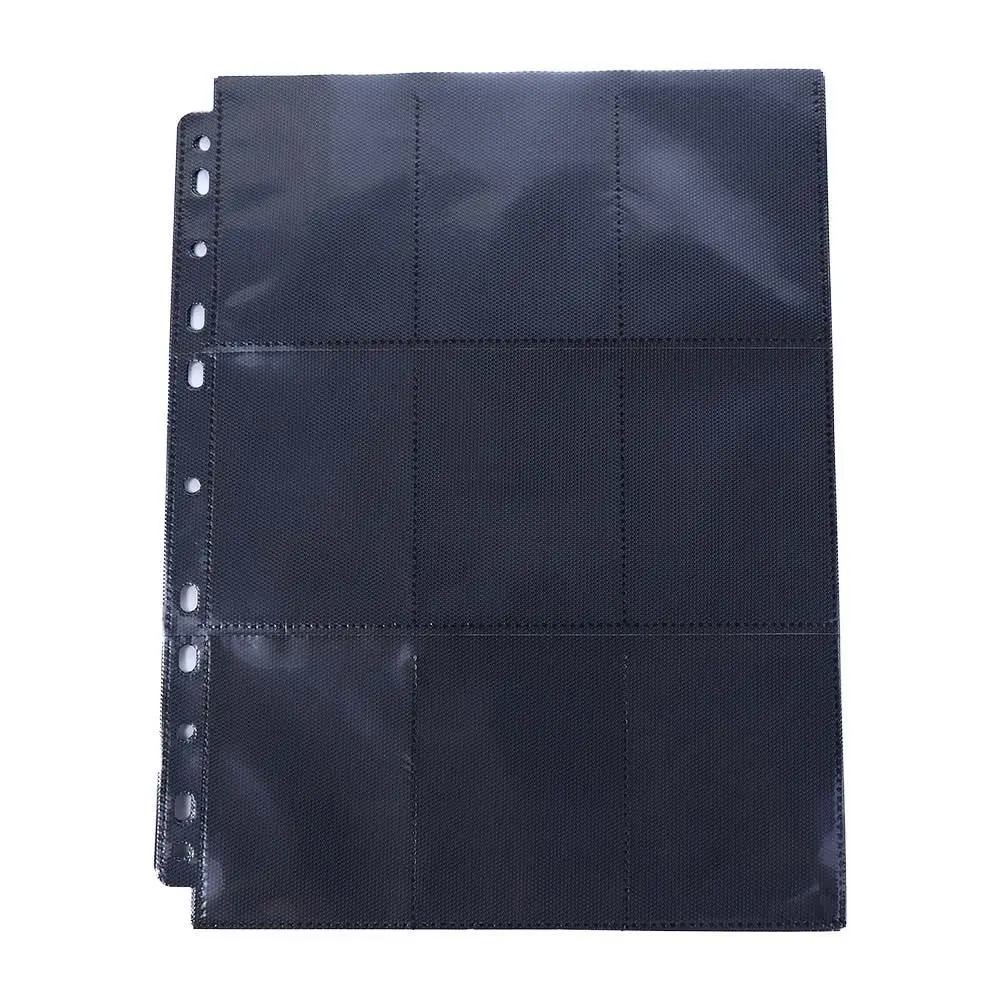 Ticket Stamp Collection Card Organizer Collection Album Replacement Loose-leaf Inners Inner Page Card Album Black Storage Page