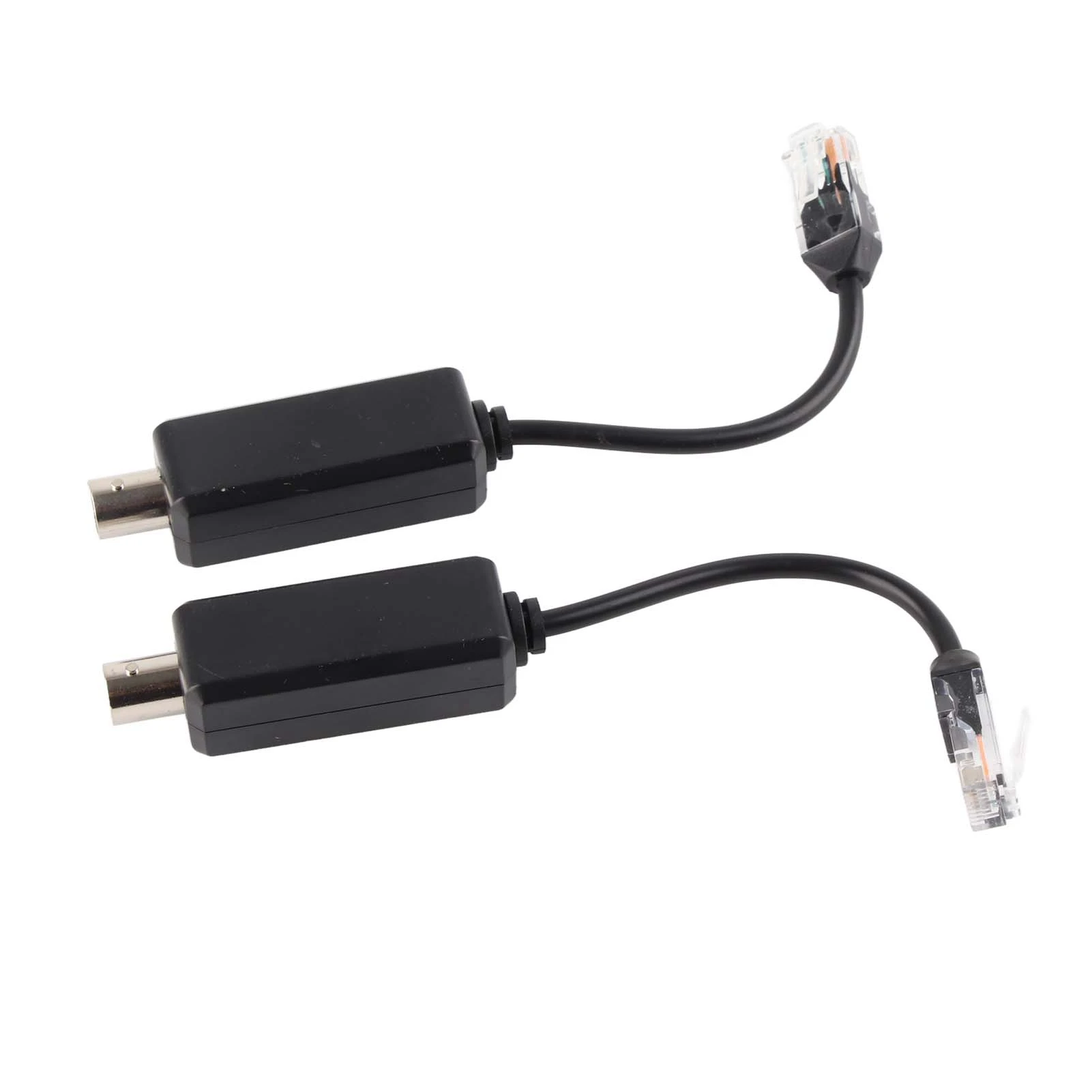 1Pair 10/100Mbps 1CH Ricevitore trasmettitore coassiale di rete IP passivo Extender per telecamera IP NVR Extender su coassiale per NVR - immagine 4