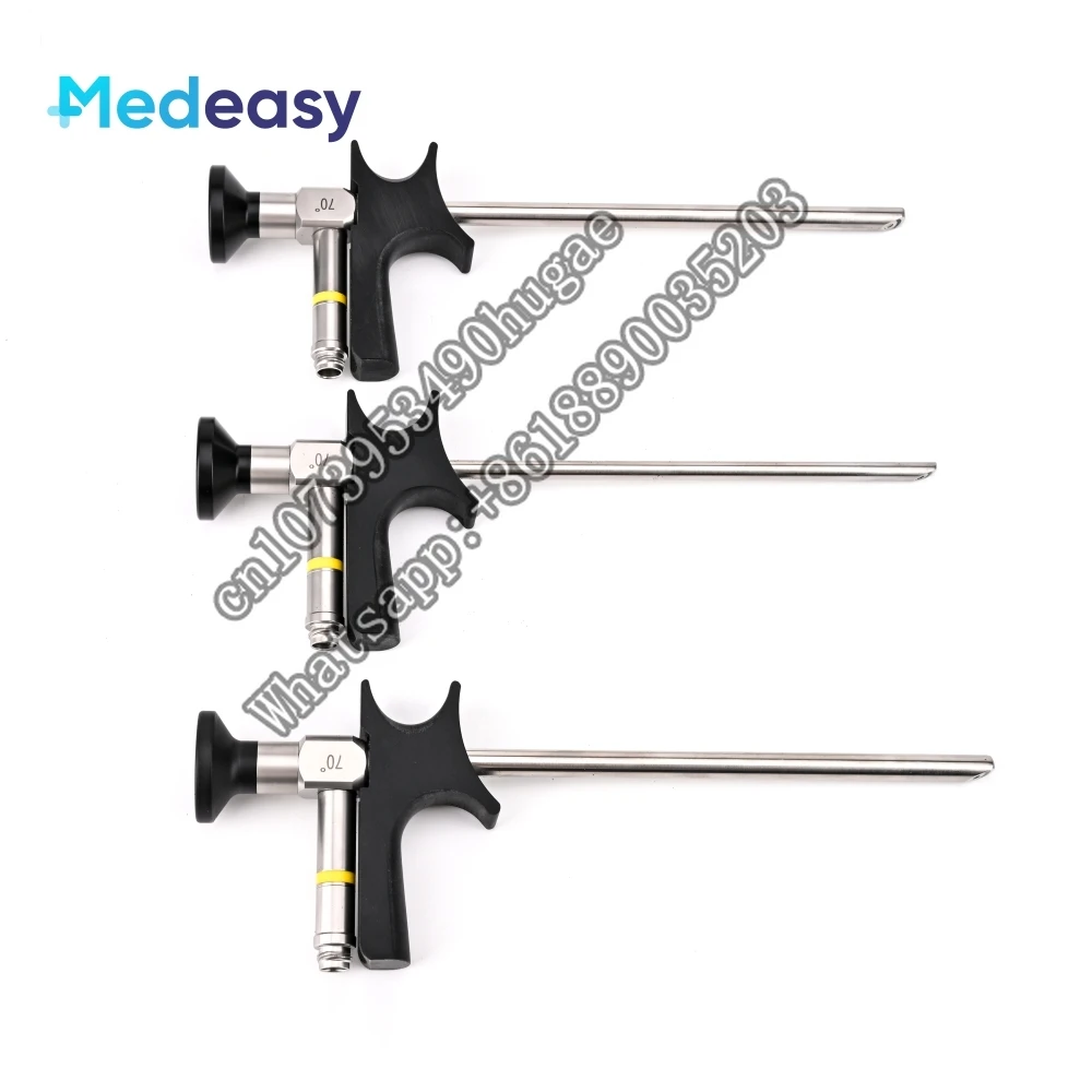 

70/90 Degree 6mm 8mm Rigid ENT Laryngoscope with handle, Medical Laryngoscope