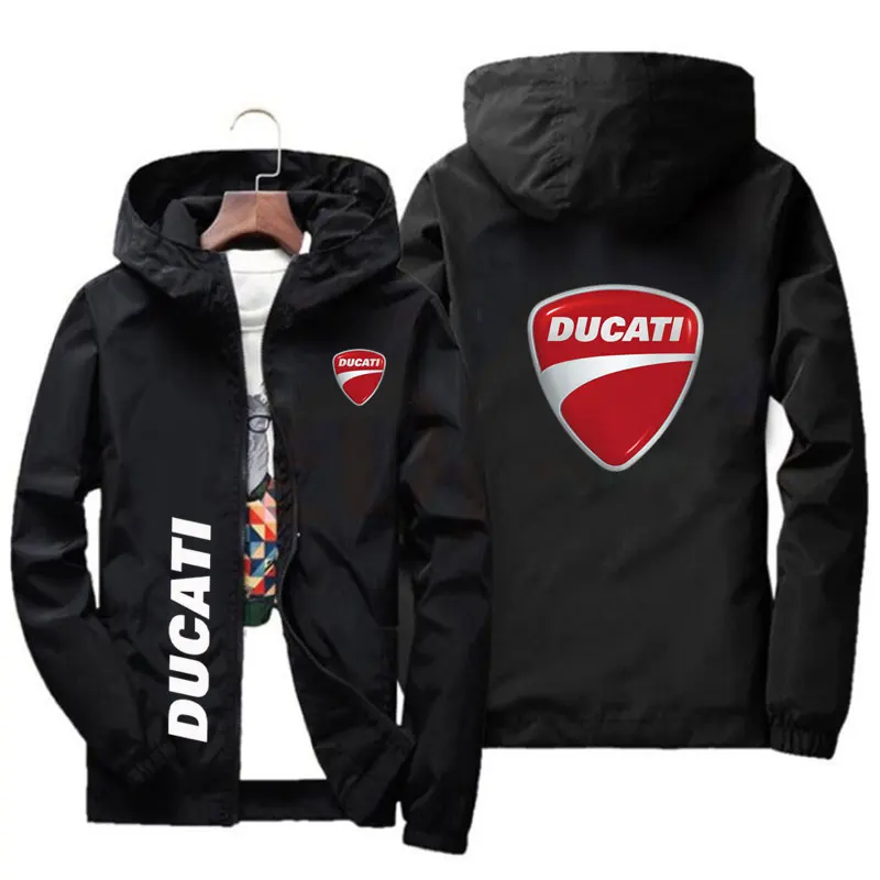 

Men's outdoor locomotive Ducati oversized zipper thin style waterproof leisure sports sun protection clothing men charge jacket