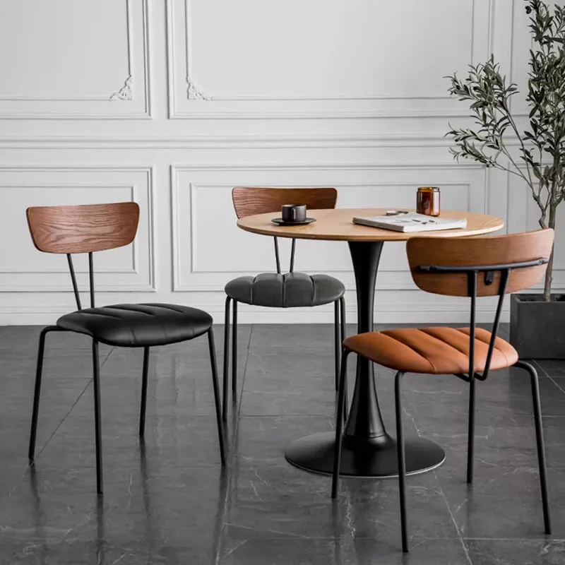 

Nordic Minimalist Dining Chairs Italian Modern Design Dining Chairs Unique Space Saving Simple Cadeira Jantar Home Furniture