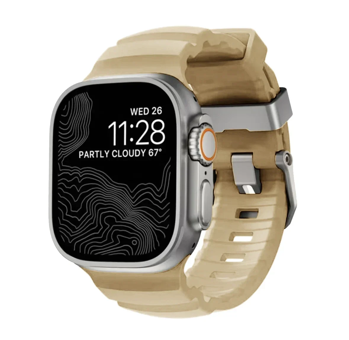 Premium 2-in-1 Metal Alloy Case with Silicone Strap