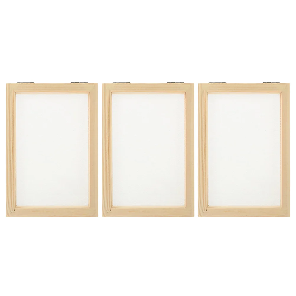 

3 Pcs Kids Crafts Paper Frame Making Kit Photo Handmade Students Toys DIY Crafting