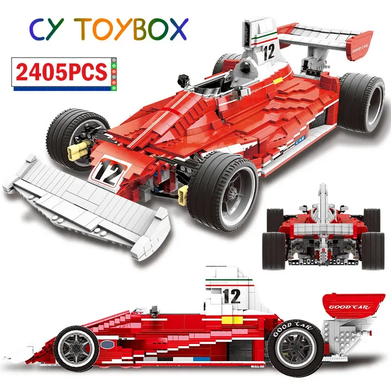 ZKZC 1758-2405 PCS City Racing Car Model Building Blocks Super Sports Vehicle MOC Bricks Educational Toys For Children Gift