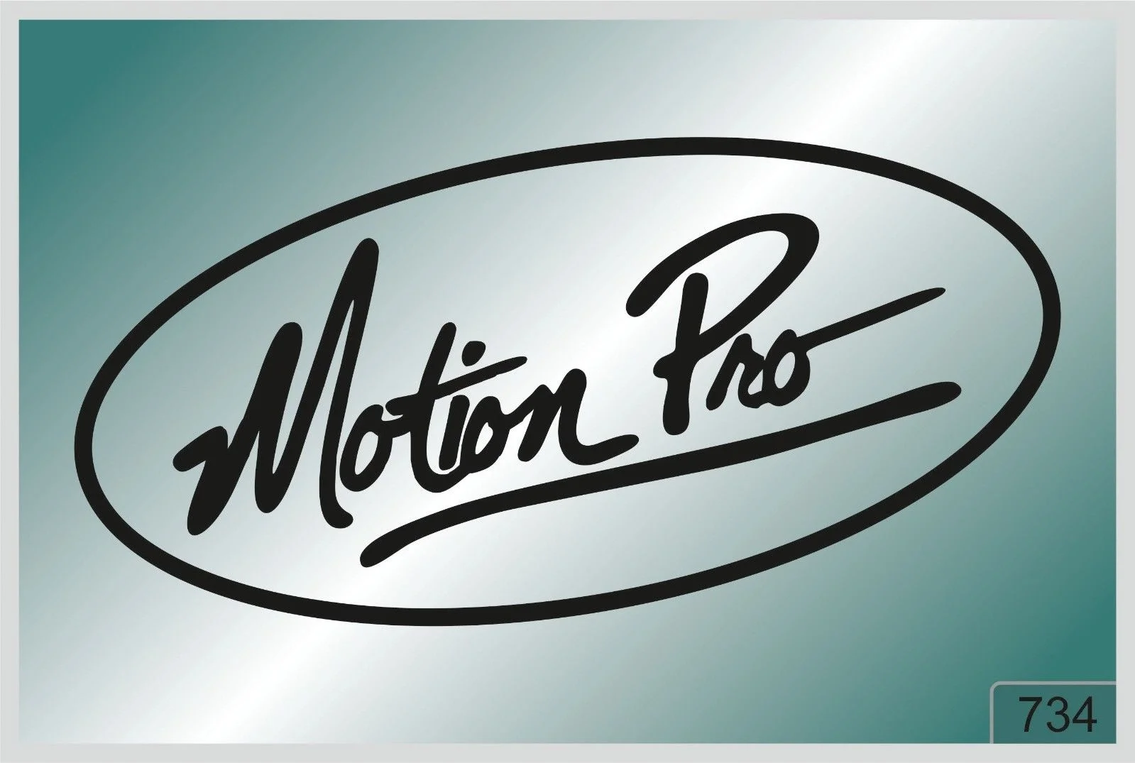 

For Motion Pro -2 pcs. stickers HIGH QUALITY DECALS different colors 734