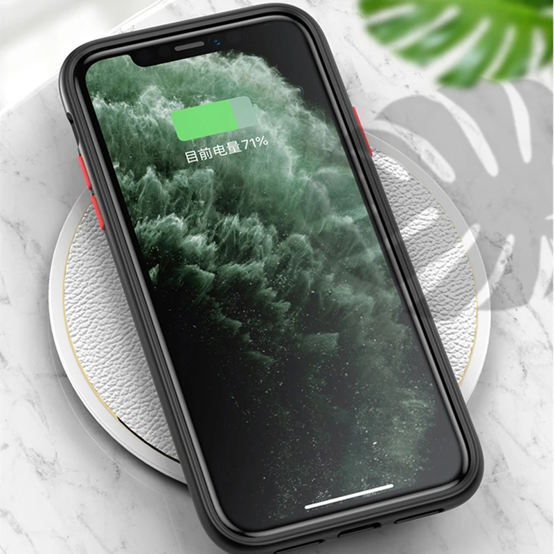 Adatto per iPhone 15 Pro Max Custodia Cover 15 14 Plus 13 12 Mini SE 2022 2020 11 XR XS Telaio in TPU Opaco Paraurti per telefono Adatto per iPhone 15 Pro Max_voghion.com