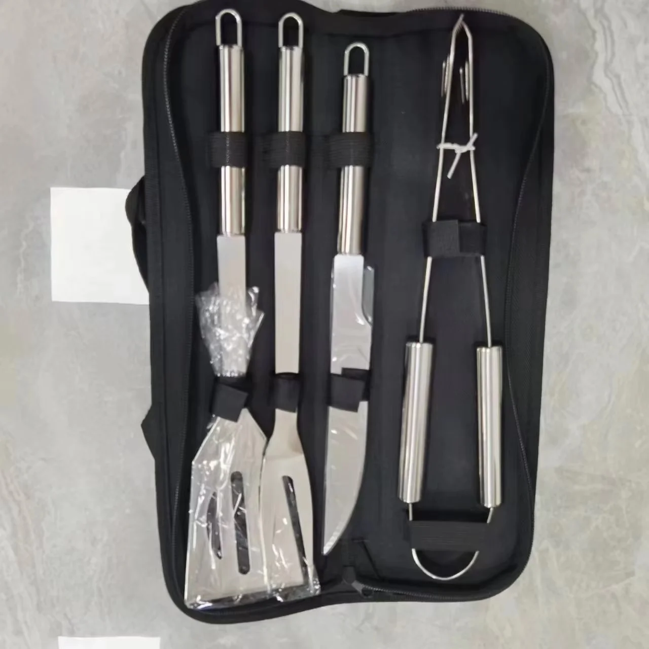 Barbekü Alet Seti, Ev Kullanıcısı Açık Piknik Kamp Alüminyum Kutu Paslanmaz Çelik Barbekü Izgara Seti