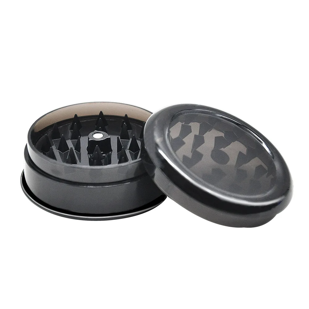60mm Herb Tobacco Grinder Crusher Herbal Leaf Smoke Tobacco Grinder Crusher Hand Muller 3 Layer Smoking Pipe herb grinder tobacco grinder