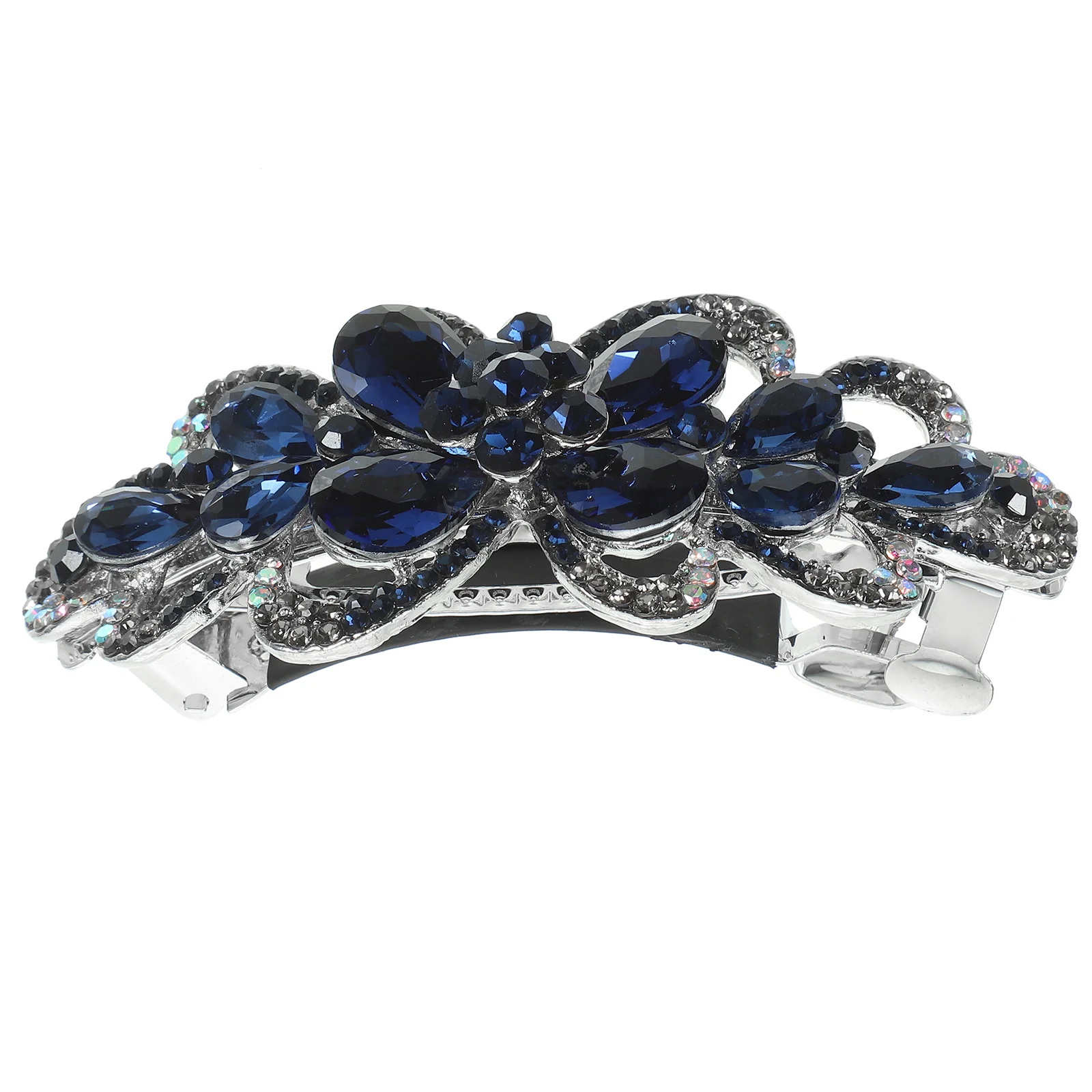 

Rhinestone Hair Clip Clips Pins for Thick Barrettes Holder Bun Fine Headgear Accessories