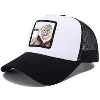 2023 New Summer Animal Embroidery Baseball Cap for Men Women Snapback Hat Adjustable Outdoor Breathable Mesh Trucker Hats Gorras 6