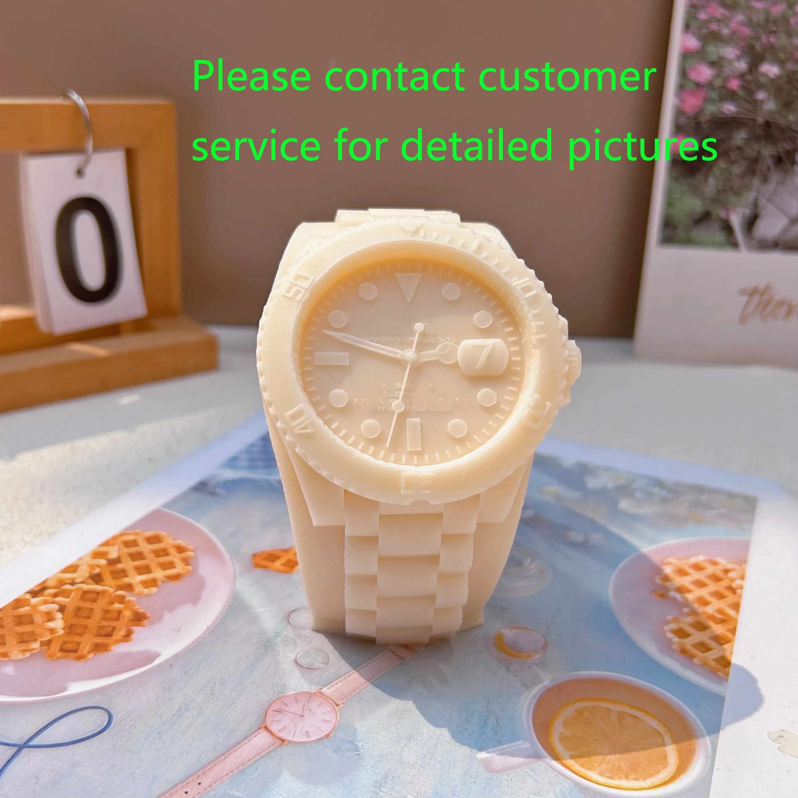 

DIY Luxury Brand Watch Candle Silicone Mold 3D Watch Shape Candle Mold Handmade Soap Resin Mold Home Luxury Decoration Gift