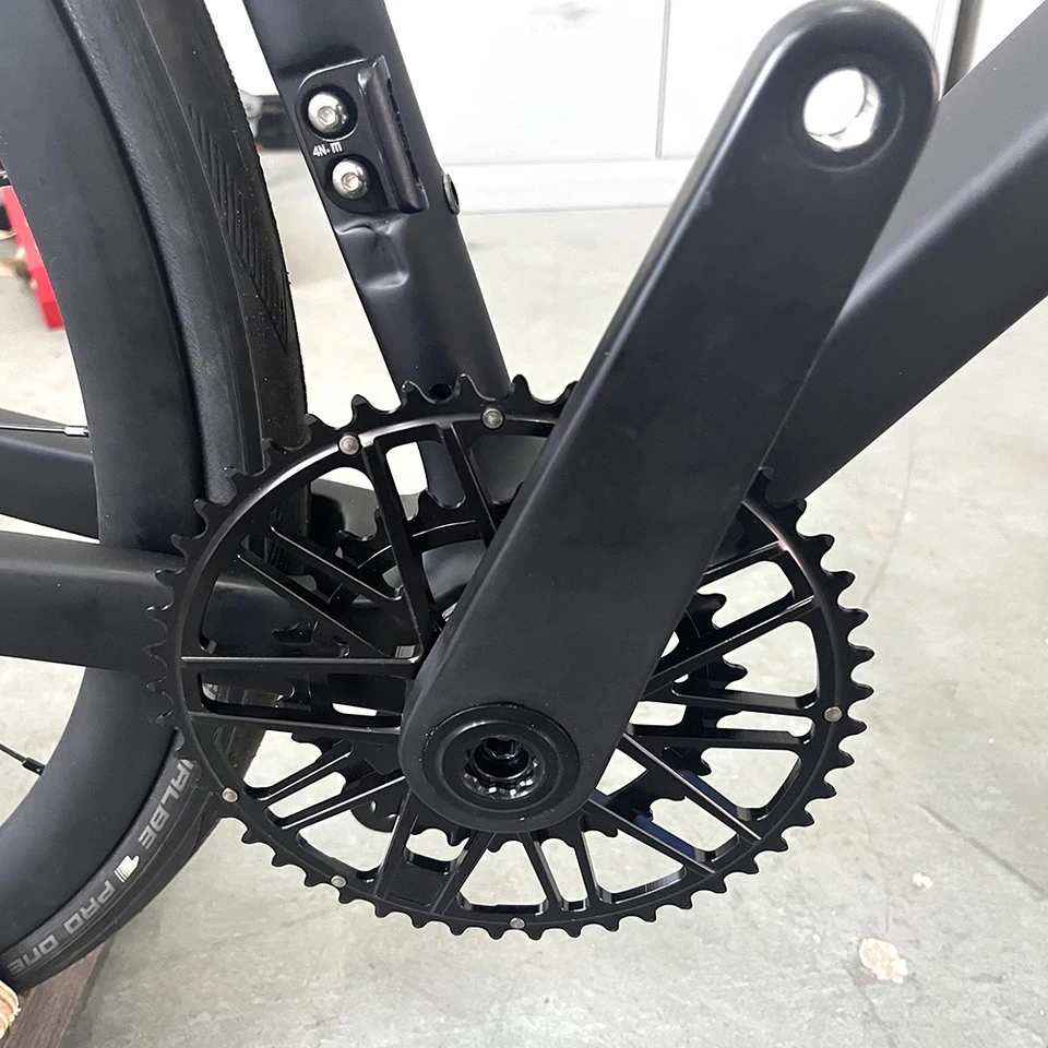 LEESE LSE-C01 、カーボンファイバークランク超軽量ロード砂利バイク