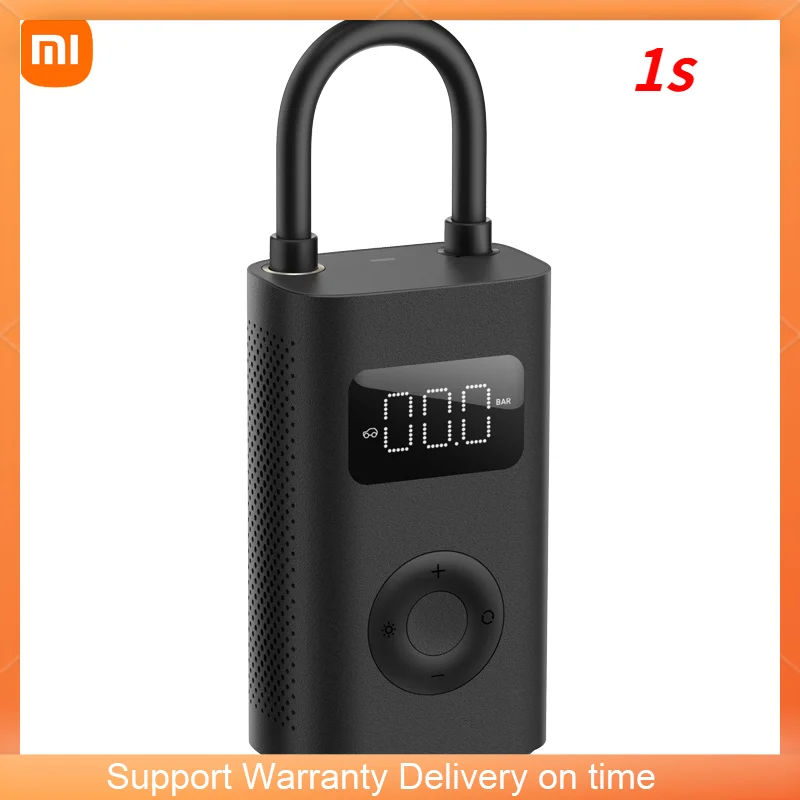 

Насос Xiaomi Mijia 1S, цифровой портативный Электрический насос для накачки шин, с сумкой для хранения, для велосипеда, мотоцикла, мяча
