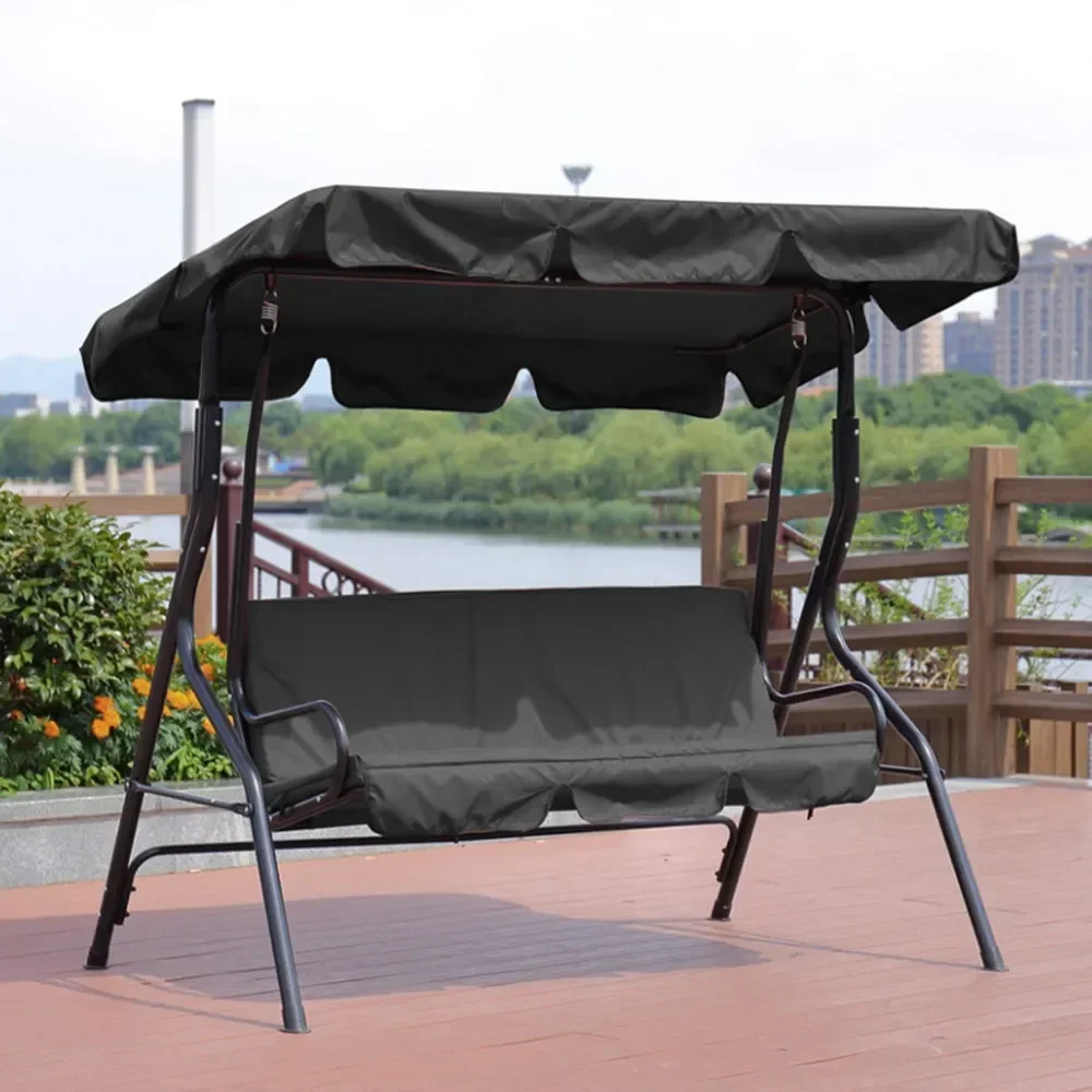 

Patio Seater Seat Sun Dustproof Hammock Swing Yard Canopy Water For Proof Chair 3 Outdoor Top Cover