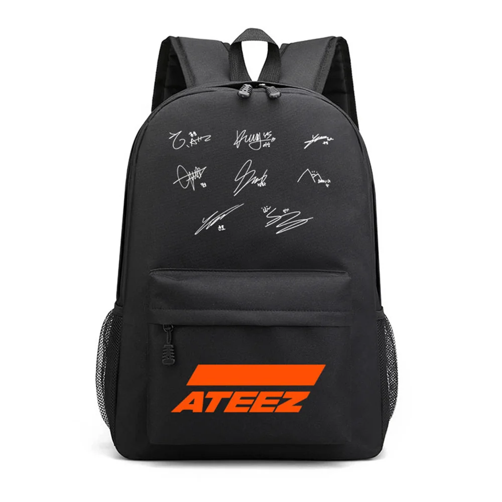 

ATEEZ, звездная Фотосумка, рюкзак для путешествий, Компьютерная сумка большой емкости Hongjoong Seonghwa Yunho Yeosang San Mingi Wooyoung