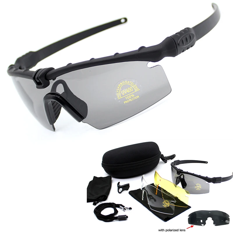 TacticalPolarizedGlassesArmyGoggleEyewearShootingGLassesMenOutdoorSportSunglassesFor