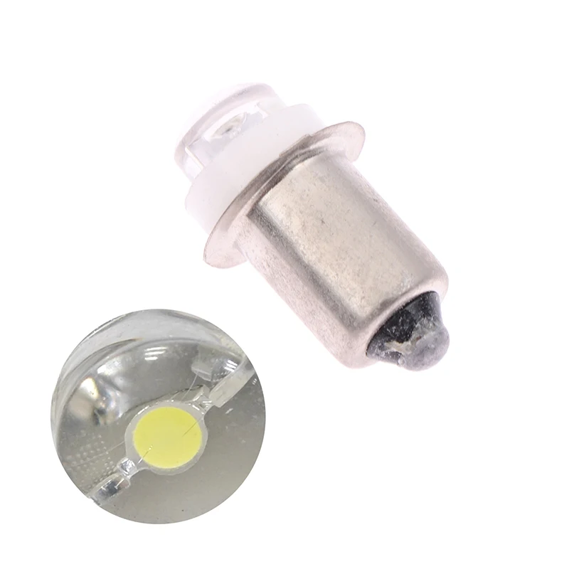 

V-shaped Notch LED Bulb For Focus Flashlight Replacement Bulb P13.5S PR2 1W Led Torch Work Light Lamp DC 2.2-2.5V White