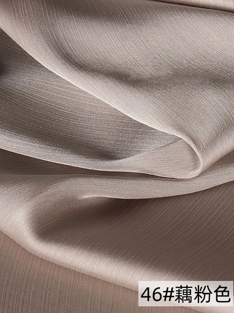 可愛いピンク色超つるつるサテン生地にシフォンのゴージャスなワンピースドレス　キャバ嬢、コスプレ、パーティーに！ サテン 生地 ピンクの通販