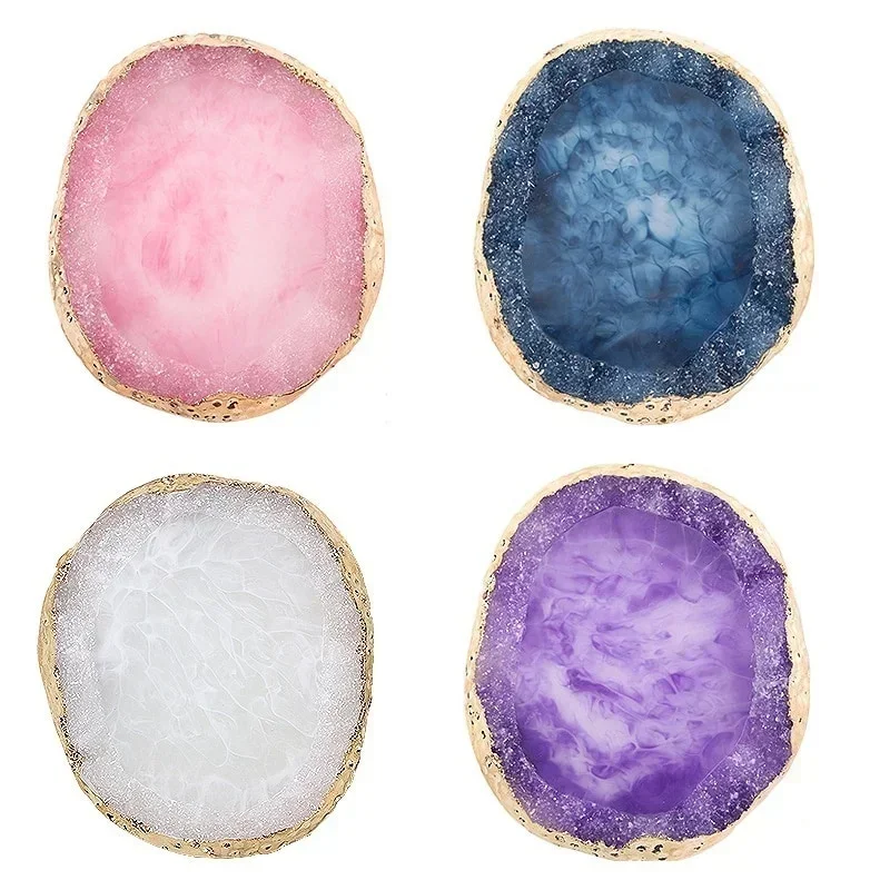 Nail Palette-Resin Agate Nail Palette