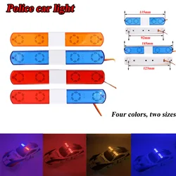 Flash Alarming LED Police Bright Light Lamp for 1/10 RC WPL D12 HSP Kyosho Traxxas Tamiya Axial SCX10 D90 Car Accessories Parts