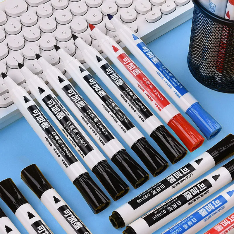 Water-Based Erasable Whiteboard Pen Ink-Adding Big Head Pen Thick Head Large Capacity Blackboard Marker for School