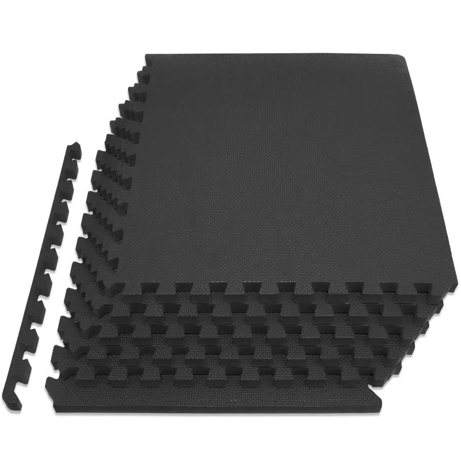 Puzzle mat tile close-up