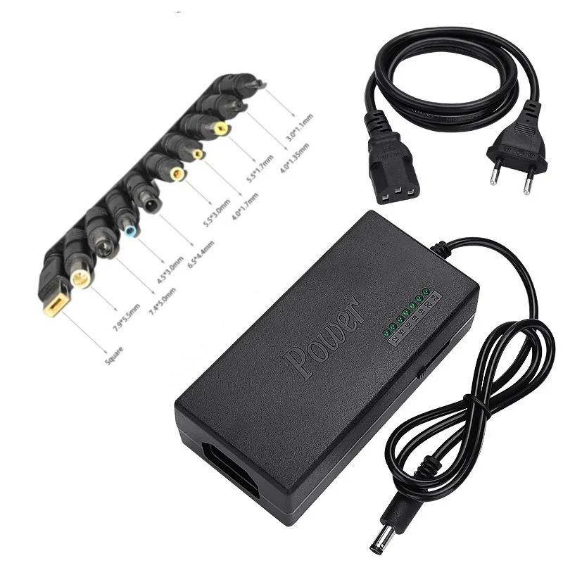 65W 범용 휴대용 AC 노트북 전원 어댑터 12V 15V 16V 19V 4.5A 20V 24V 레노버 HP 아수스 에이서 삼성  도시바용 충전기