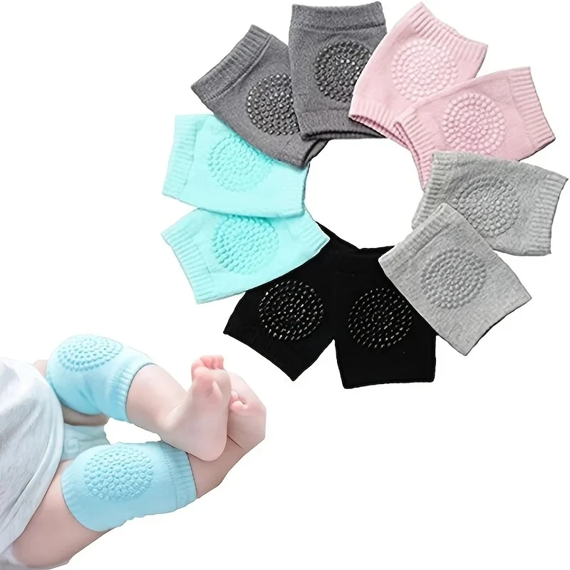 Kids Crawling legging Pad Non Slip Infants Toddlers Baby Solid Dot Knee Pads Protector Safety Kneepad Leg Warmer Girls Boys